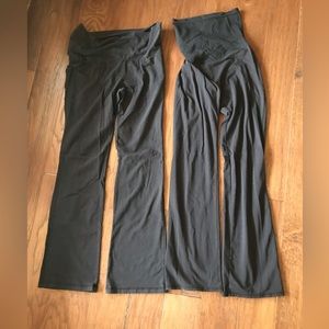 Maternity yoga pants (2) size small